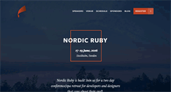 Desktop Screenshot of nordicruby.org