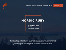 Tablet Screenshot of nordicruby.org